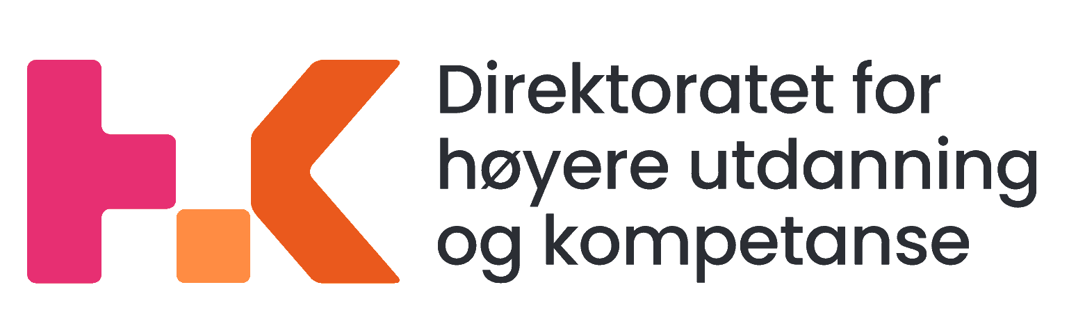 Logo: Direktoratet for h&oslash;yere utdanning og kompetanse