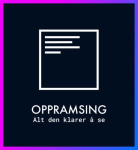 Et kvadrat med linjer som representerer en liste