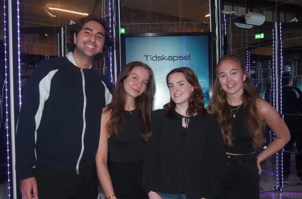 Studentene som har skapt Tidskapsel.