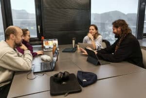 'The Bookman' group receiving guidance from &Oslash;yvind Steensen